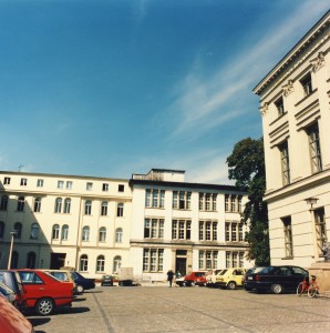 Universitätsplatz vor 1990, Halle/S.